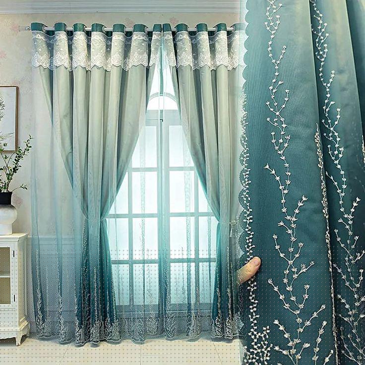 Bedroom punchy curtains